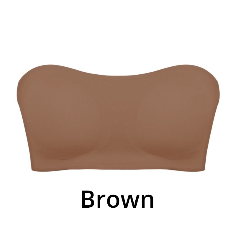 Bon pour seulement la moitié du prix !🎀♀️  Soutien-gorge sans bretelles sans fil pour femmes avec fermeture latérale