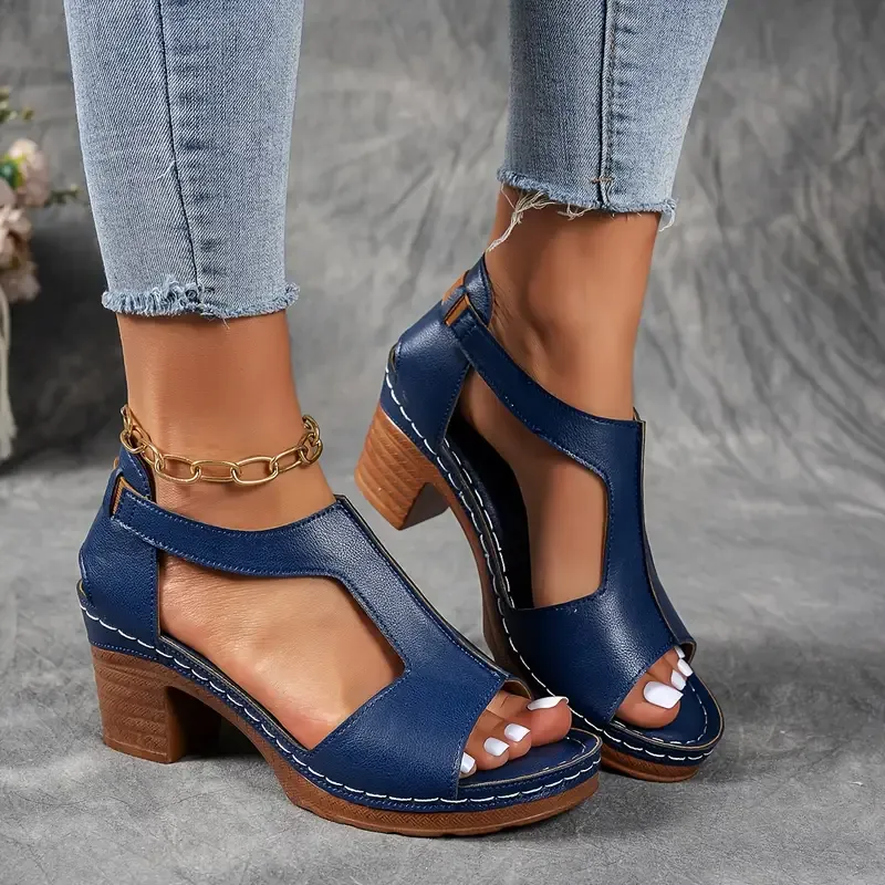 🔥Soldes exceptionnels - Économisez 49 %🔥Sandales à talons hauts pour femmes-Arch Support Sandales pour femmes