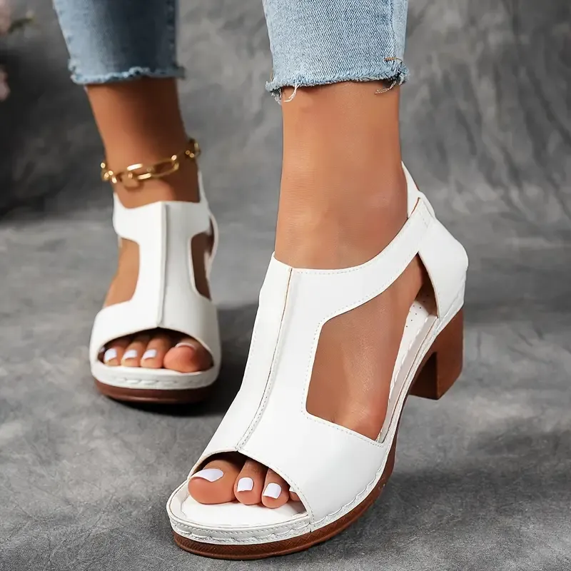 🔥Soldes exceptionnels - Économisez 49 %🔥Sandales à talons hauts pour femmes-Arch Support Sandales pour femmes
