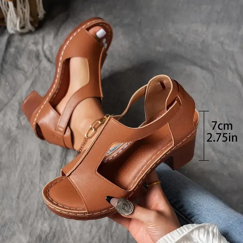 🔥Soldes exceptionnels - Économisez 49 %🔥Sandales à talons hauts pour femmes-Arch Support Sandales pour femmes