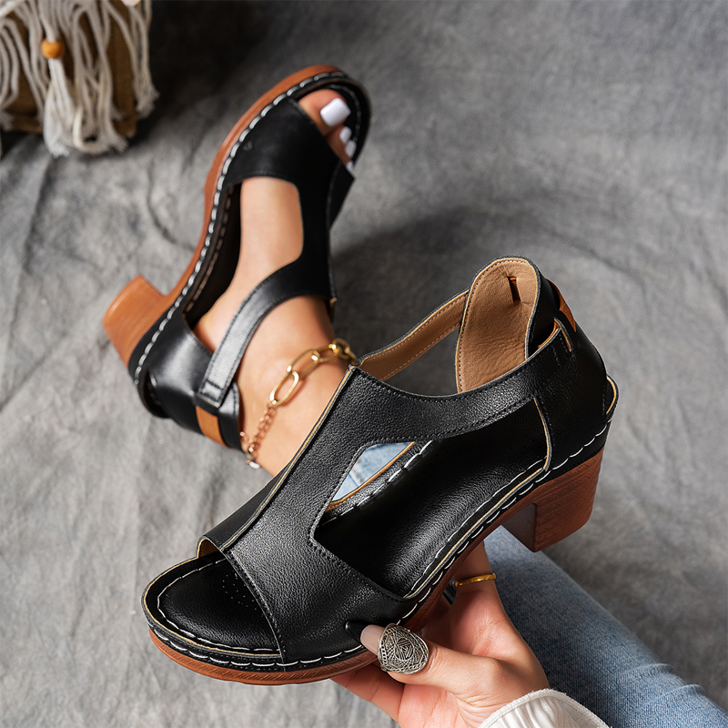 🔥Soldes exceptionnels - Économisez 49 %🔥Sandales à talons hauts pour femmes-Arch Support Sandales pour femmes