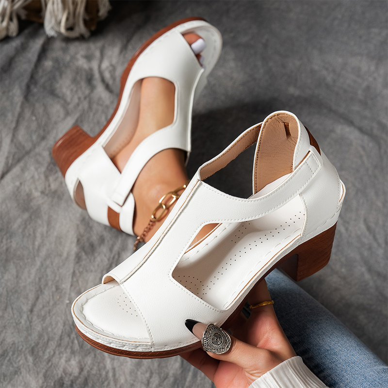 🔥Soldes exceptionnels - Économisez 49 %🔥Sandales à talons hauts pour femmes-Arch Support Sandales pour femmes