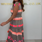 ✨2025 Meilleures ventes💖Robe sans manches à col en V pour femmes, motif vintage à rayures