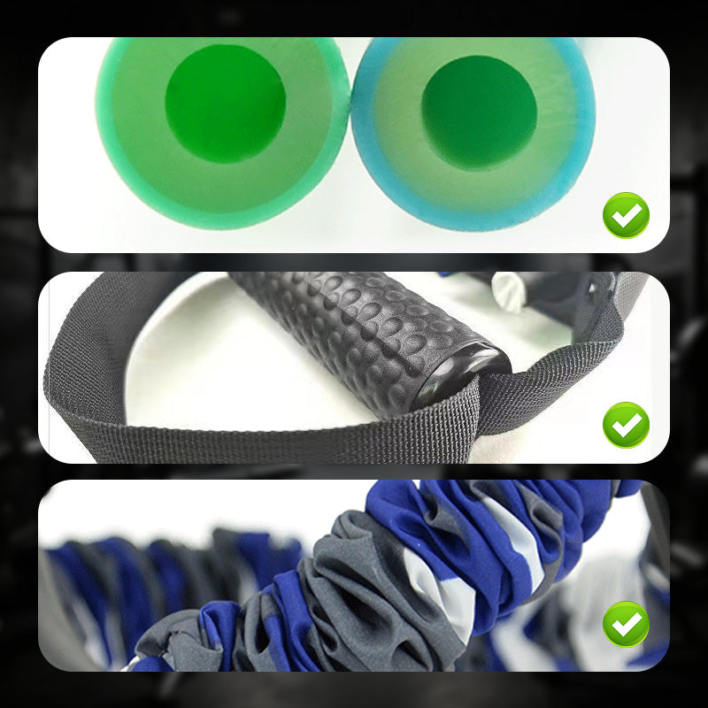 Stretcher de résistance à 3 trous en latex naturel