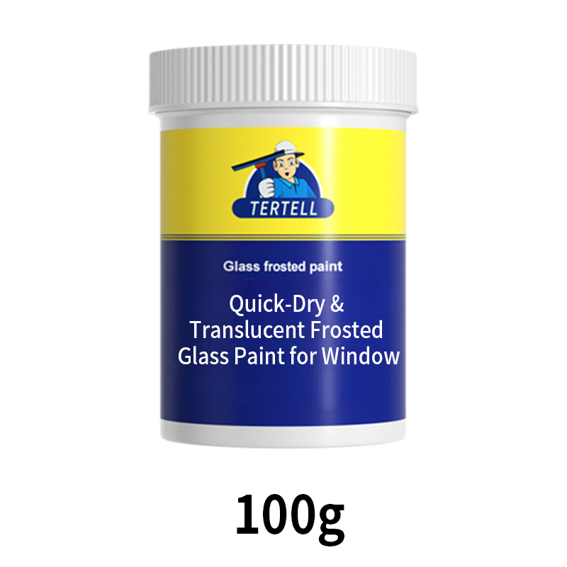 Peinture pour verre dépoli à séchage rapide et translucide pour le vent