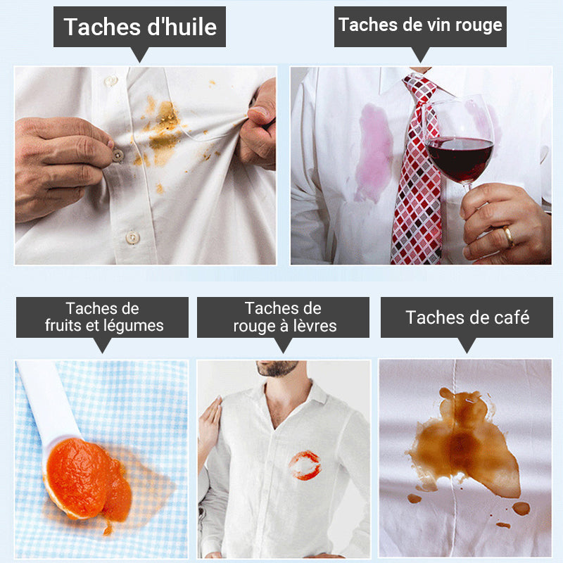 Stylo détachant instantané portable sans rinçage