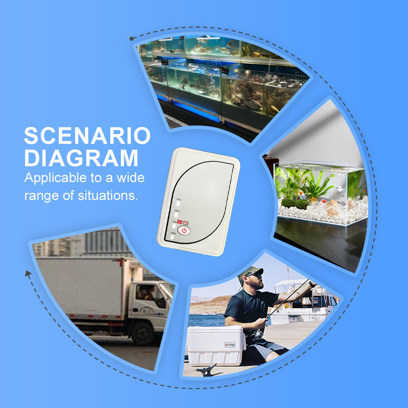 🐠 Moitié prix pour une durée limitée - Pompe à air d'aquarium double mode silencieuse et puissante