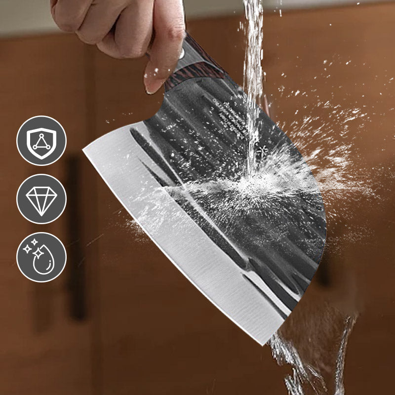 🔥Couteau de cuisine en acier inoxydable avec manche ergonomique