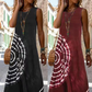 💕Robe midi décontractée sans manches pour femme