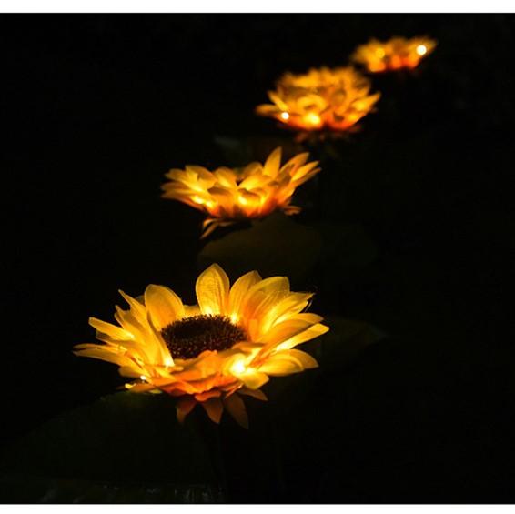 💐50% DE RÉDUCTION ! Lampes Solaires Tournesol – Étanches & Décoration Jardin 🌻💛【Offre Limitée】
