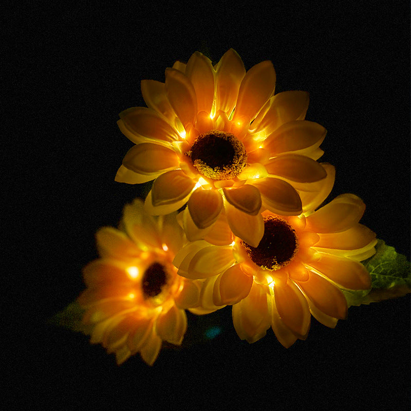 💐50% DE RÉDUCTION ! Lampes Solaires Tournesol – Étanches & Décoration Jardin 🌻💛【Offre Limitée】