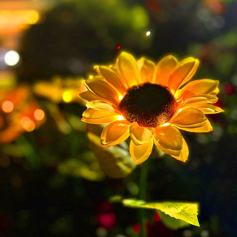 💐50% DE RÉDUCTION ! Lampes Solaires Tournesol – Étanches & Décoration Jardin 🌻💛【Offre Limitée】