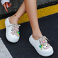 💖SOLDES 2026 : 50 % DE RÉDUCTION🌈Chaussons respirants pour femmes avec décoration florale