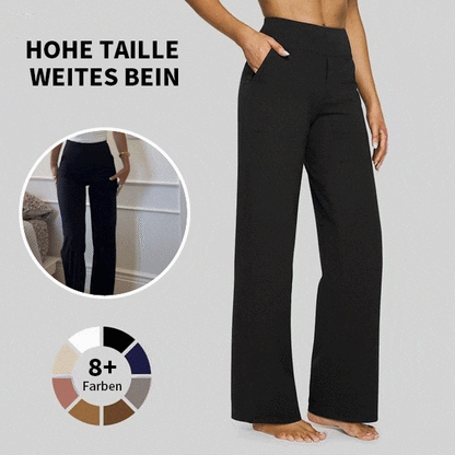 ✨ Dernier jour 50% de réduction 🔥 Pantalon ample à taille haute pour les affaires décontractées et les pantalons de yoga.