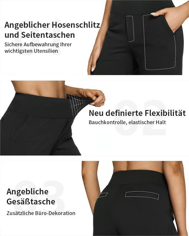 ✨ Dernier jour 50% de réduction 🔥 Pantalon ample à taille haute pour les affaires décontractées et les pantalons de yoga.
