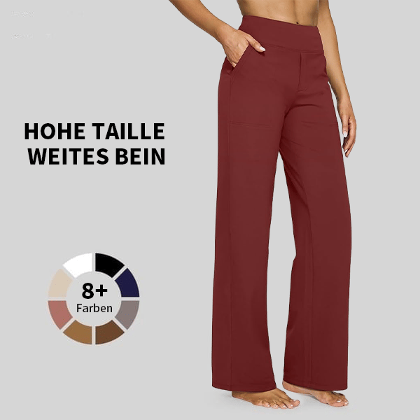 ✨ Dernier jour 50% de réduction 🔥 Pantalon ample à taille haute pour les affaires décontractées et les pantalons de yoga.