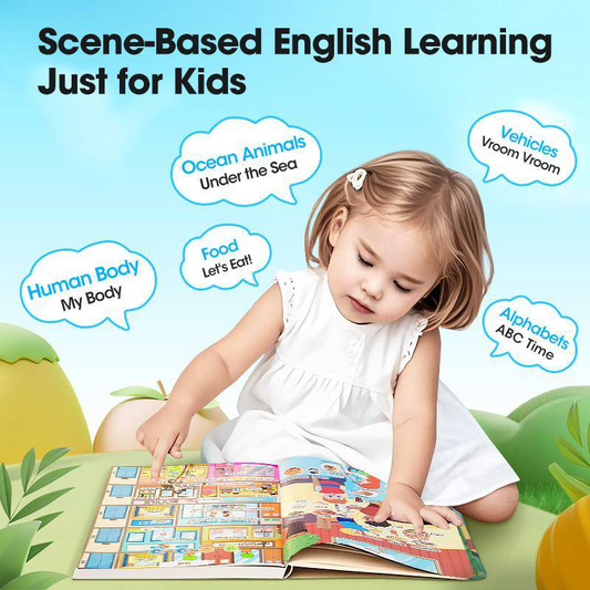 ✏️2025 VENTE CHAUDE✏️ Livre audio interactif pour l'apprentissage de l'anglais destiné aux enfants
