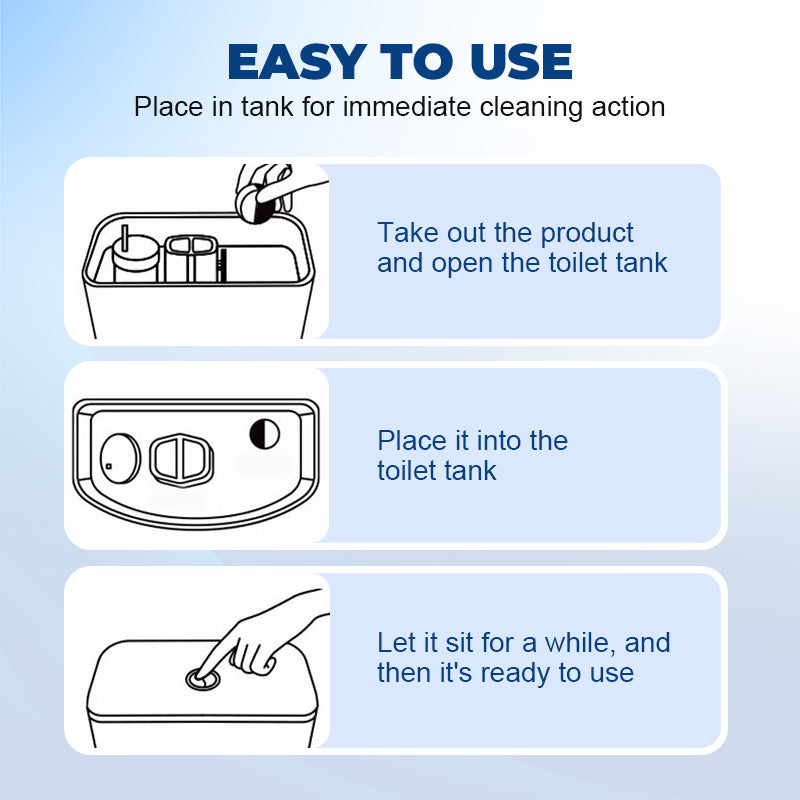 ⏳Spécial à durée limitée⏰Nettoyant parfumé pour cuvette de toilettes🌿