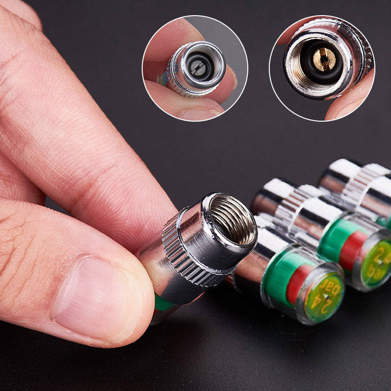 🚘 Sécurité Maximale sur la Route – Valve de Pression des Pneus à -50 % ! 🔧 ✨ Contrôlez Facilement la Pression & Évitez les Crevaisons !