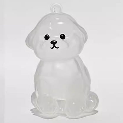 🐶Chien collectionneur de poils Porte-clés breloque boîte de rangement commémorative