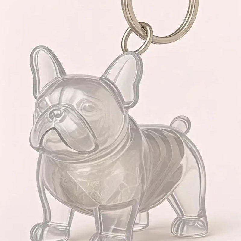 🐶Chien collectionneur de poils Porte-clés breloque boîte de rangement commémorative