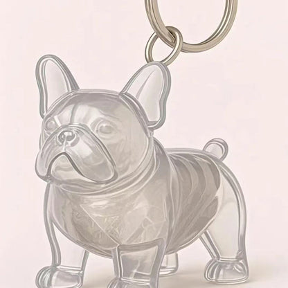 🐶Chien collectionneur de poils Porte-clés breloque boîte de rangement commémorative