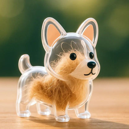 🐶Chien collectionneur de poils Porte-clés breloque boîte de rangement commémorative