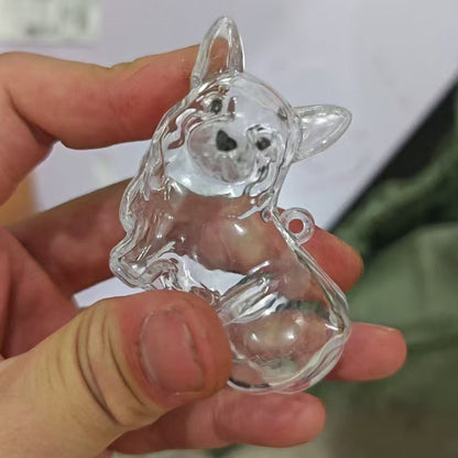 🐶Chien collectionneur de poils Porte-clés breloque boîte de rangement commémorative