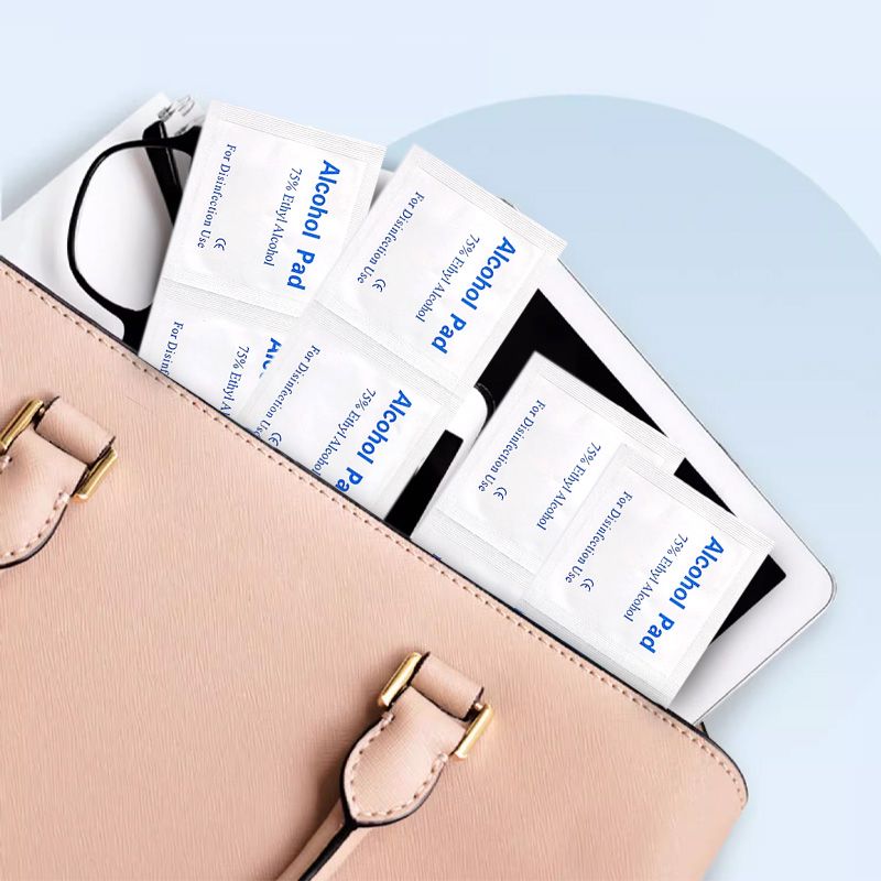 🌟🧼 Disposable alcohol swabs with 75% ethyl alcohol-BUY 2 GET 1 FREE🎁