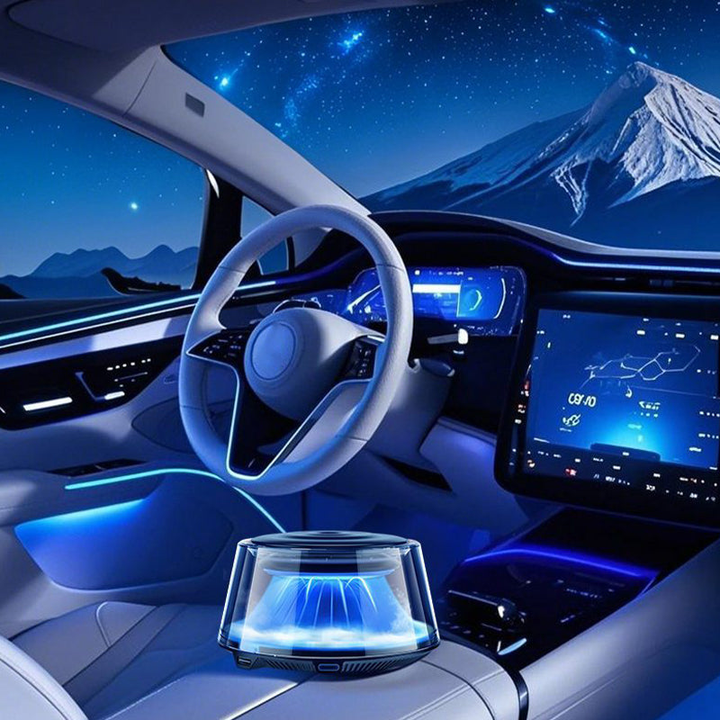 ☁️Diffuseur de voiture Cloud Mist 2025 - Marche/arrêt automatique avec batterie USB-C de 30 jours et 1 recharge = 1 an de fraîcheur
