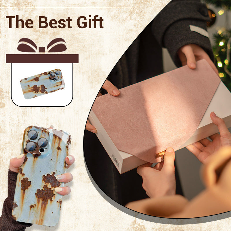 🔥2025 NOUVELLE ARRIVEE 🔩Coque rigide Vintage Rust pour iPhone