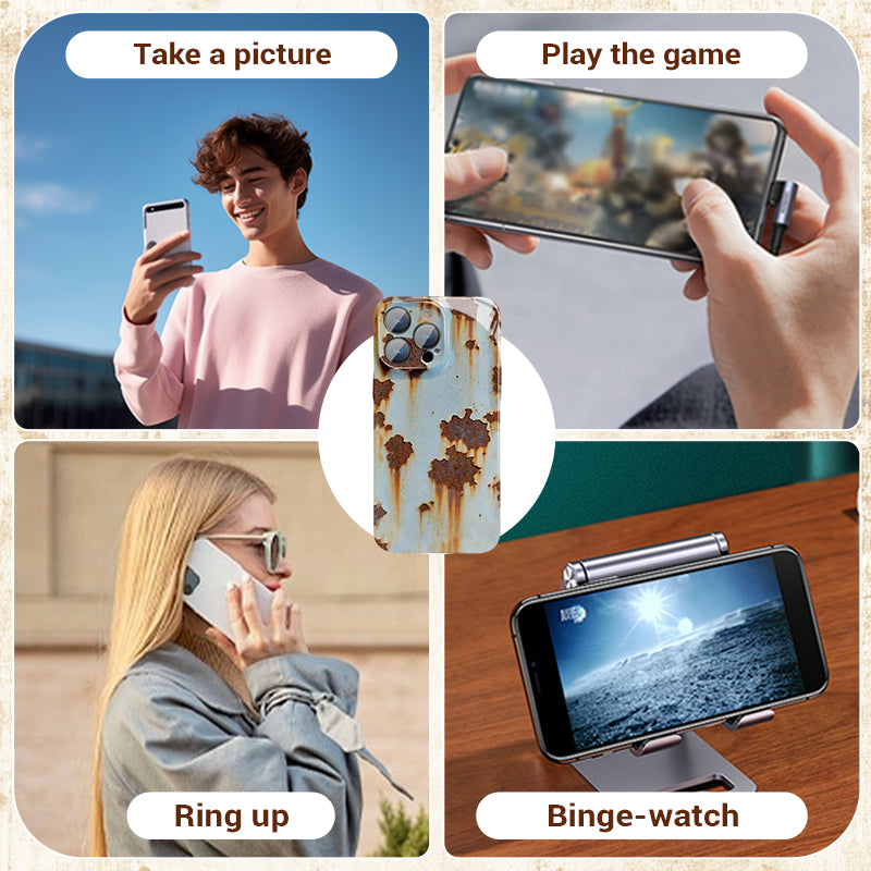 🔥2025 NOUVELLE ARRIVEE 🔩Coque rigide Vintage Rust pour iPhone