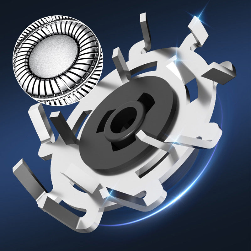 Mini rasoir électrique transparent - Étanche IPX7