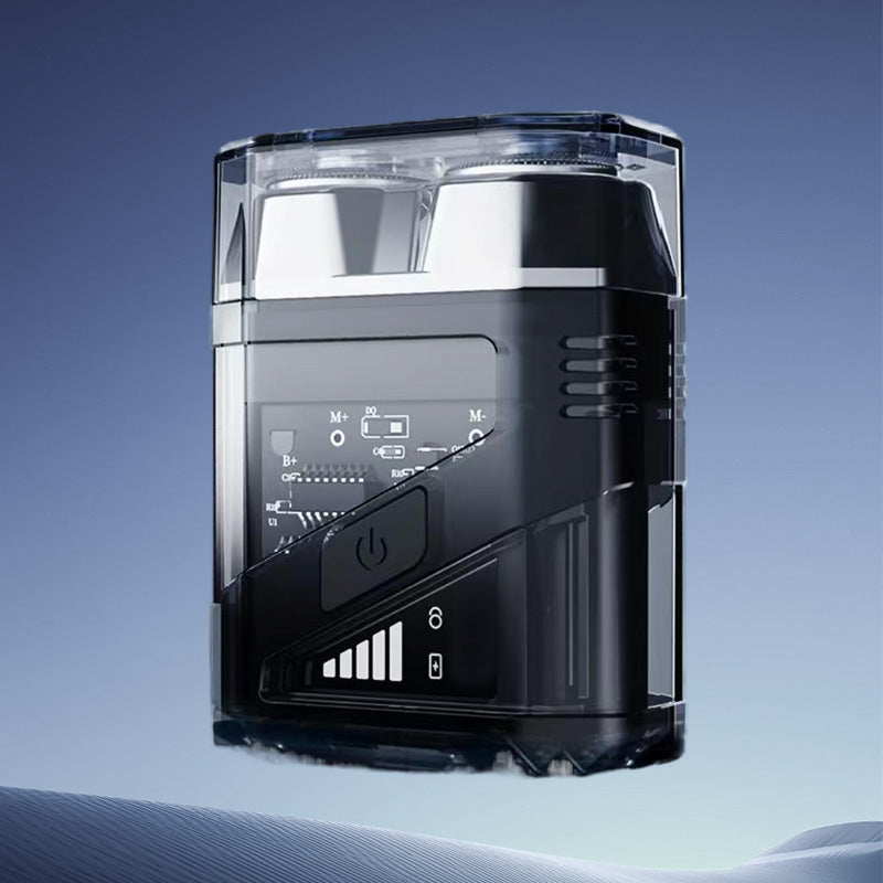 Mini rasoir électrique transparent - Étanche IPX7