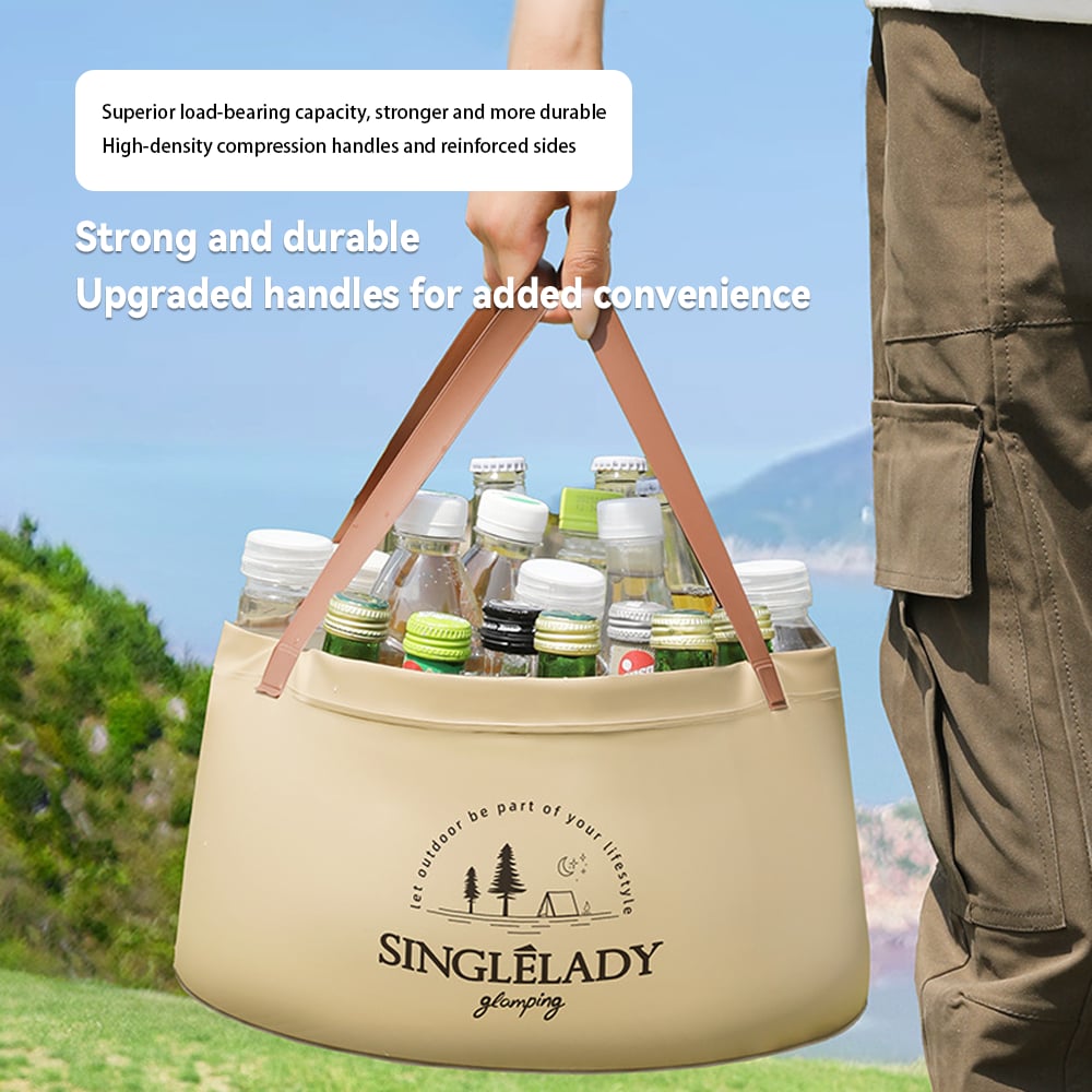 🏆Vente flash⚡Bac de voyage pliable – Seau pliable portable pour le camping, la lessive et les bains de pieds