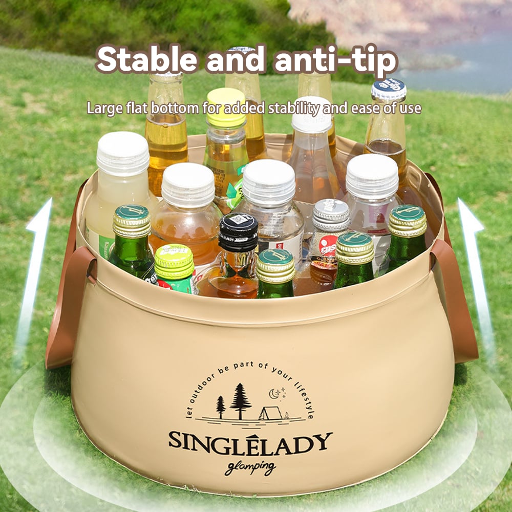 🏆Vente flash⚡Bac de voyage pliable – Seau pliable portable pour le camping, la lessive et les bains de pieds