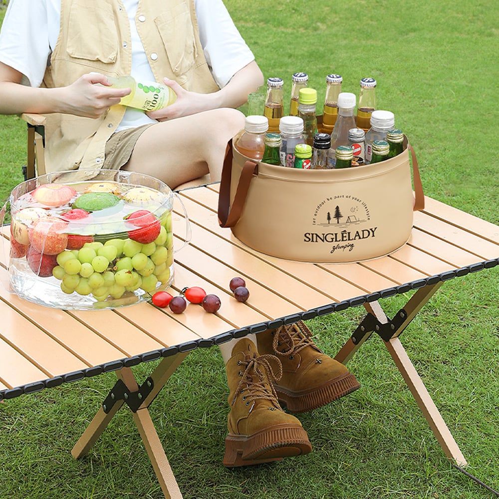 🏆Vente flash⚡Bac de voyage pliable – Seau pliable portable pour le camping, la lessive et les bains de pieds