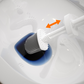 Ensemble brosse WC extensible et support
