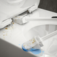 Ensemble brosse WC extensible et support