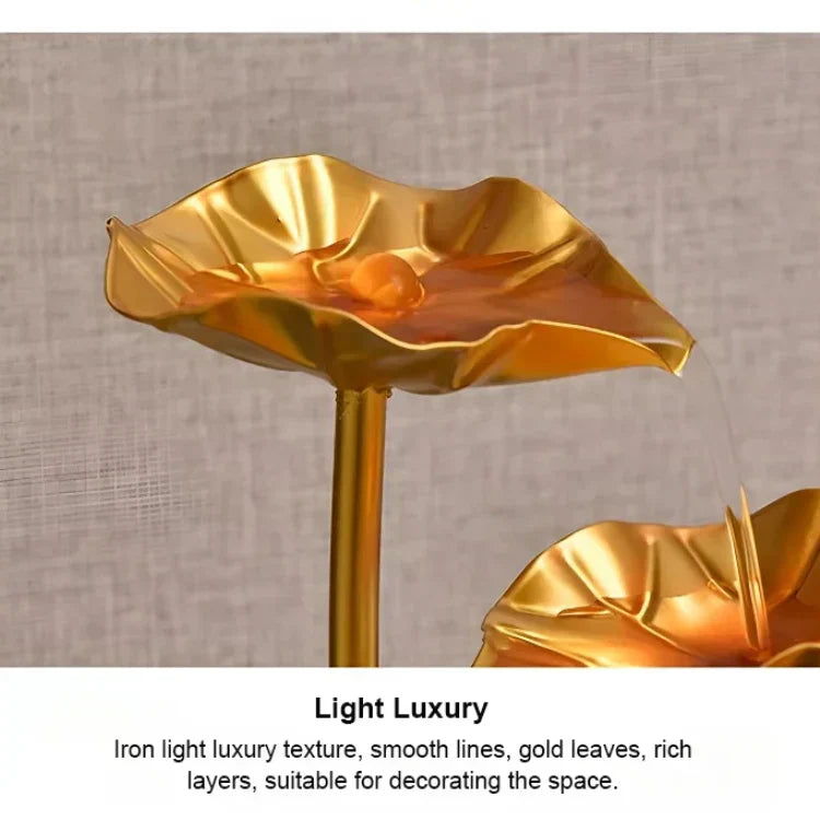 🔥2025 Vente chaude 🔥 Ornement de luxe créatif en forme d'aquarium avec lotus