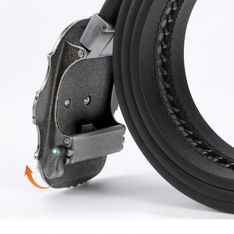 ♉Ceinture en cuir embossé tête de taureau rétro pour homme