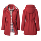 🔥Soldes exceptionnelles 49 %🔥Veste imperméable à carreaux ultime pour femmes