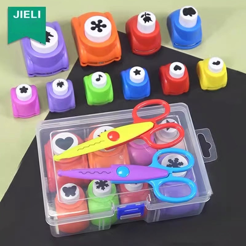 🎨 50% DE RÉDUCTION ! ✨ Perforatrice DIY Loisirs Créatifs Enfant - Crée des Formes Mignonnes (Cœurs/Étoiles/Flocons) pour Scrapbooking et Cartes 🎁📏