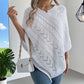 Pull-over ample en maille unie à encolure en V pour femmes