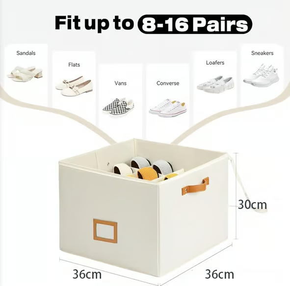 ⏳Limited time 50% off💥Organisateur de chaussures en tissu, boîte de rangement📢📢5 dernières heures : Grande vente⏰⏰