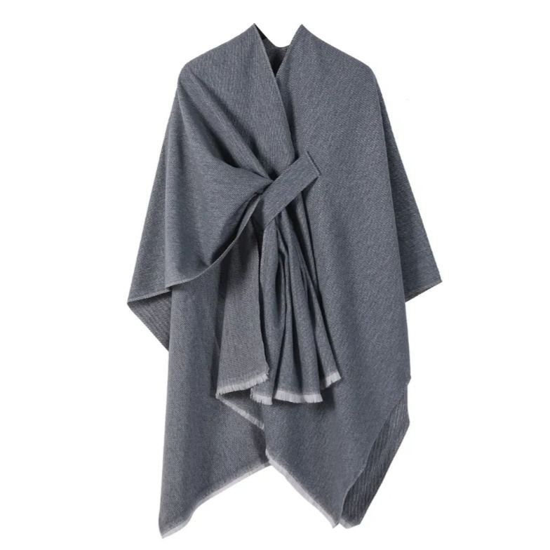 Cardigan croisé sur le devant avec châle