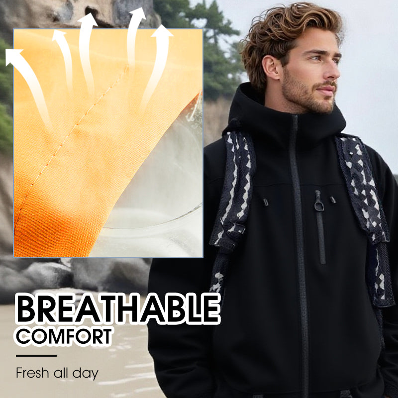 ⏳Promotion Éclair⏰Veste imperméable sport-extérieur à capuche🧥