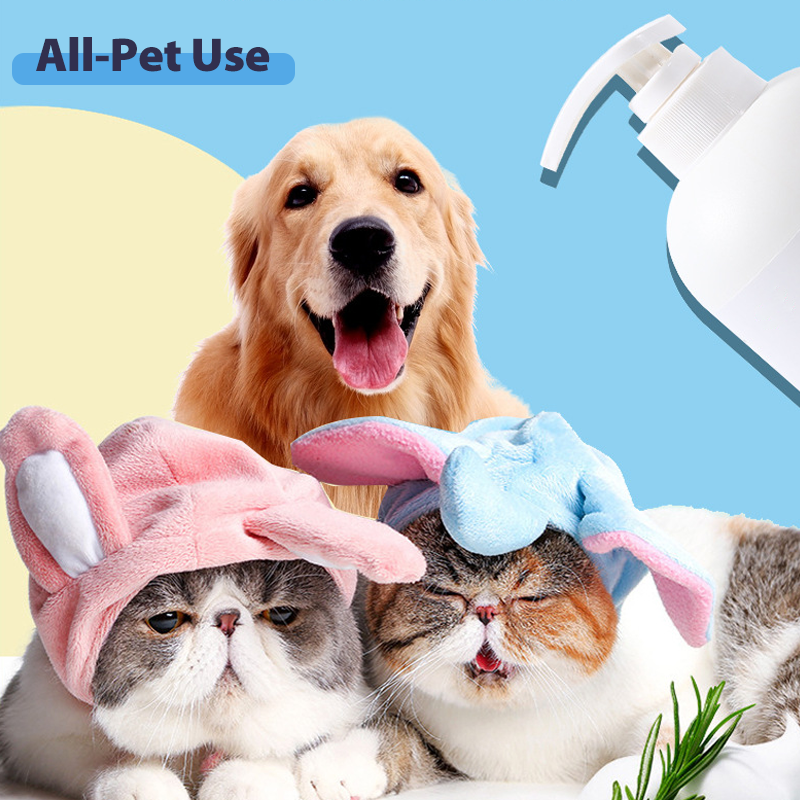 Shampooing tout-en-un doux et rafraîchissant pour animaux de compagnie