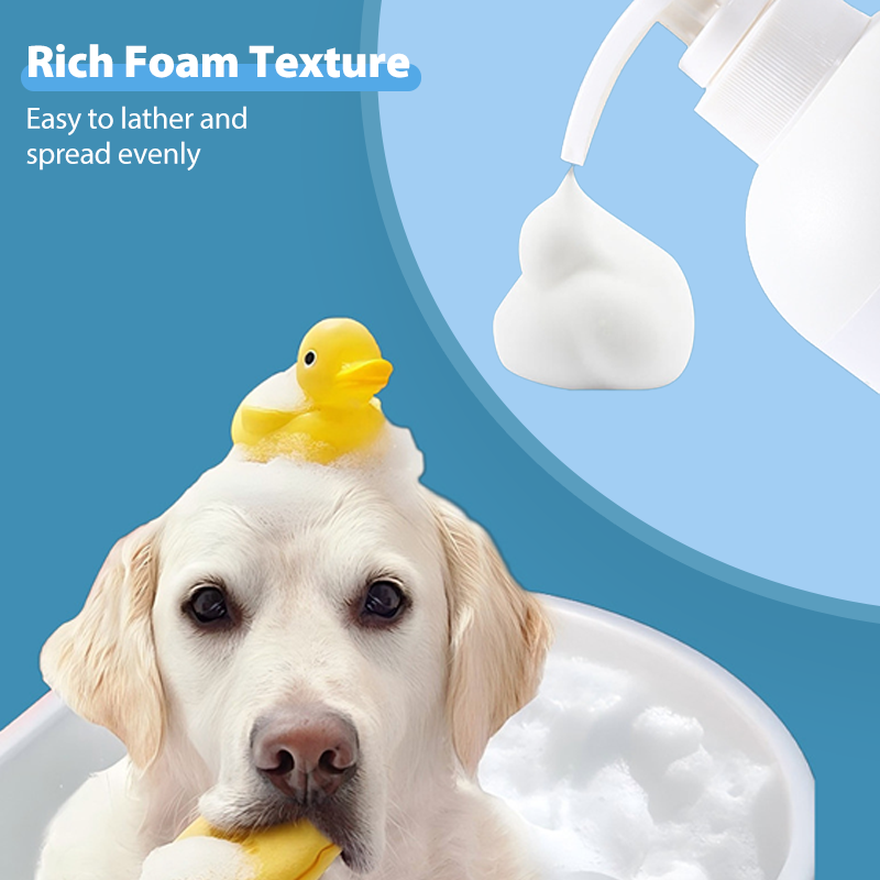 Shampooing tout-en-un doux et rafraîchissant pour animaux de compagnie
