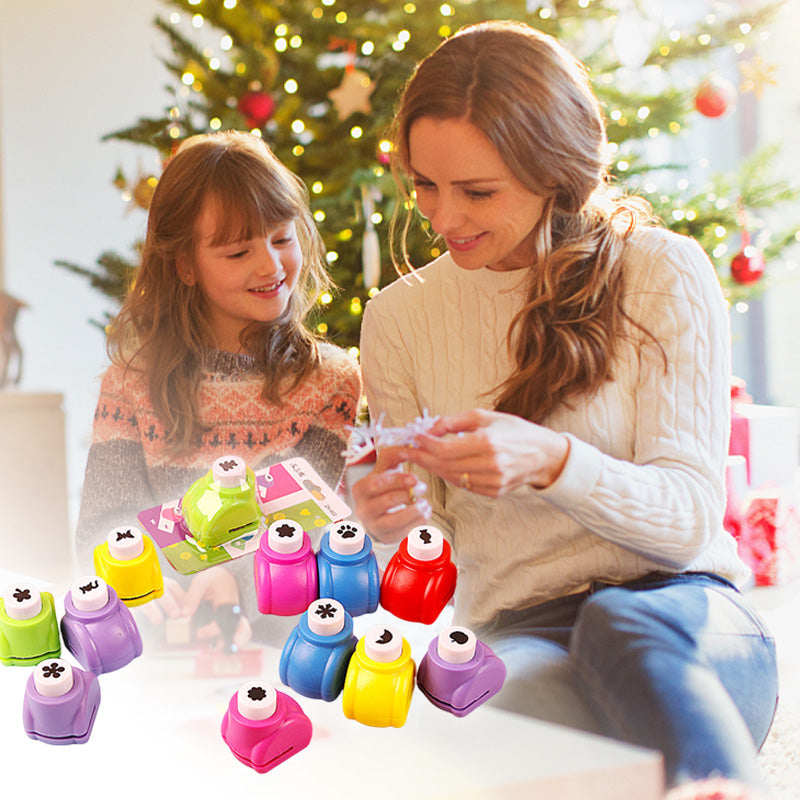 🎨 50% DE RÉDUCTION ! ✨ Perforatrice DIY Loisirs Créatifs Enfant - Crée des Formes Mignonnes (Cœurs/Étoiles/Flocons) pour Scrapbooking et Cartes 🎁📏
